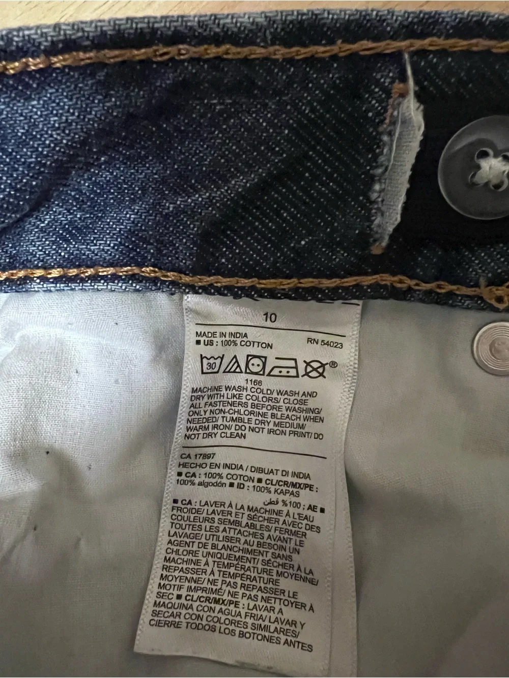 Old Navy Classic Dark Wash Kid’s Jeans - Blue size 10